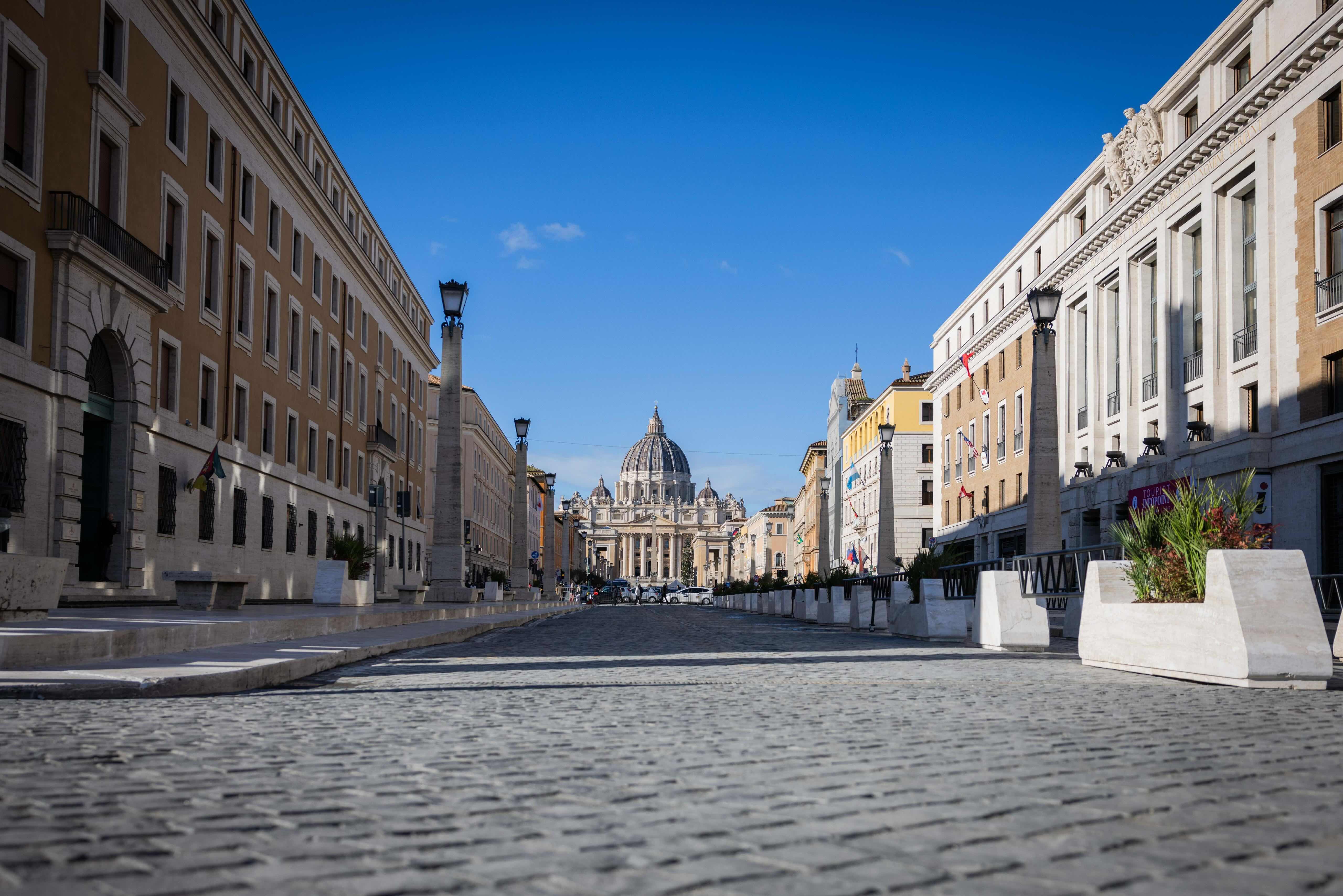 Via della Conciliazione fine lavori (dicembre 2024)