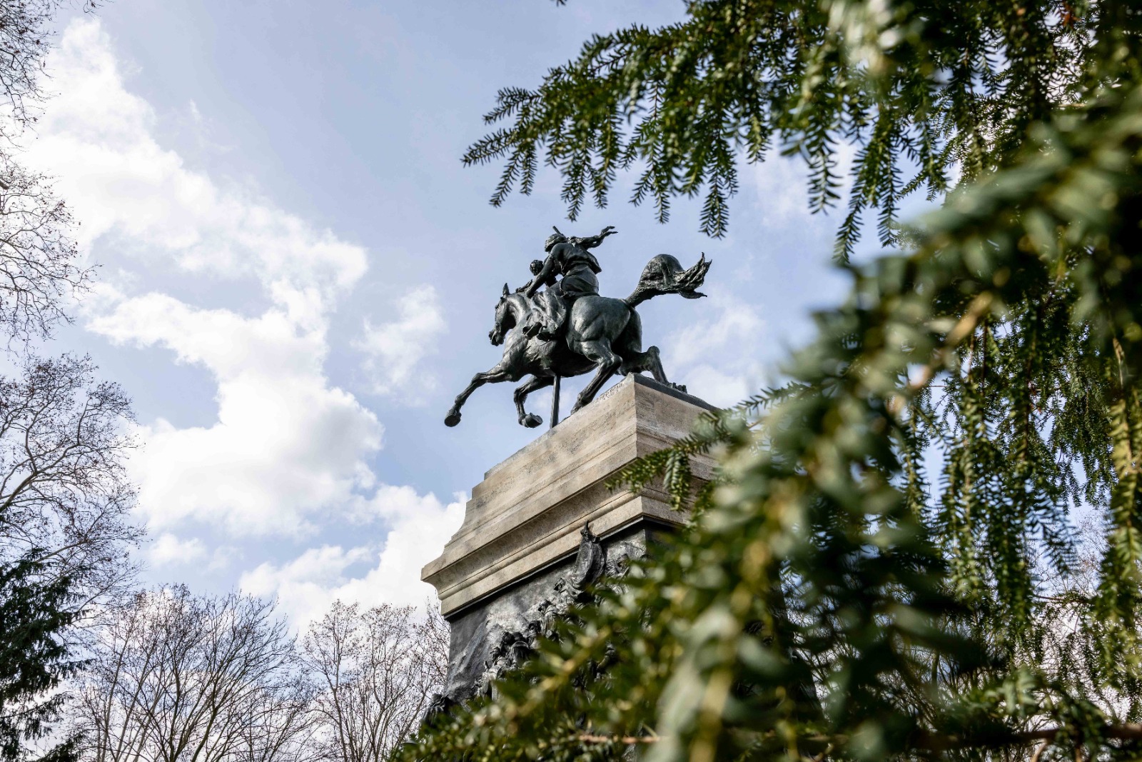 Monumento ad Anita Garibaldi post restauro (febbraio 2025)