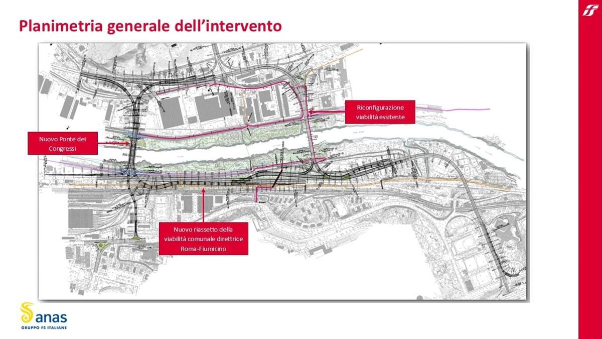 Planimetria Ponte dei Congressi