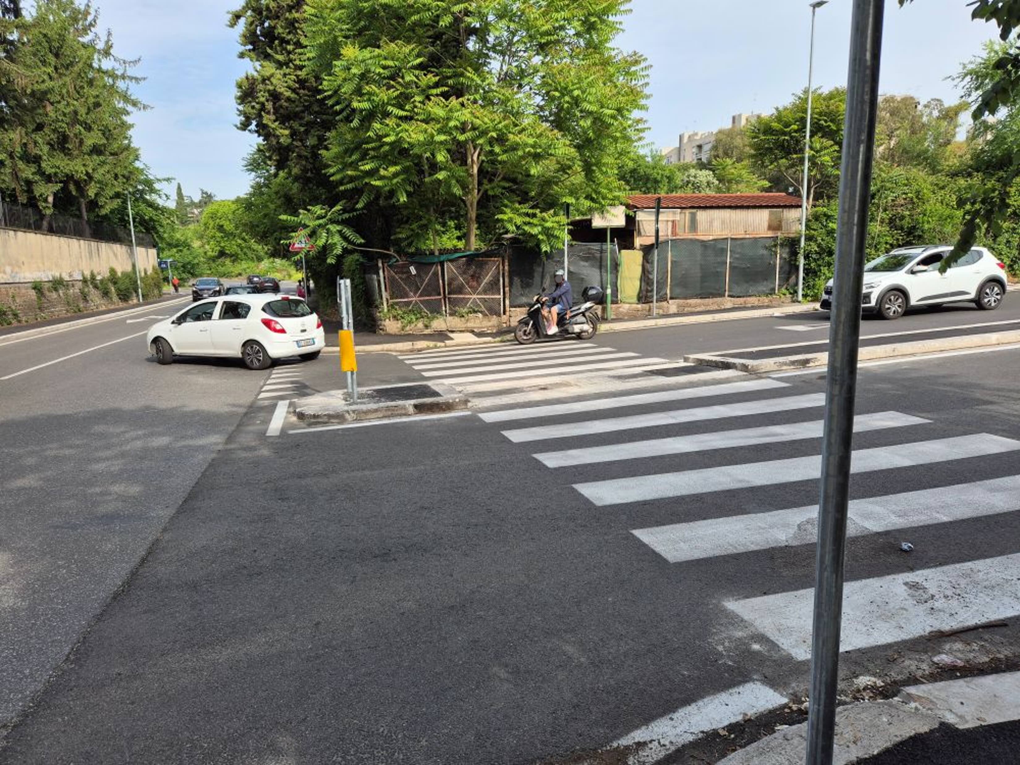Via di Pietralata/Via dell'Acqua Marcia fine lavori